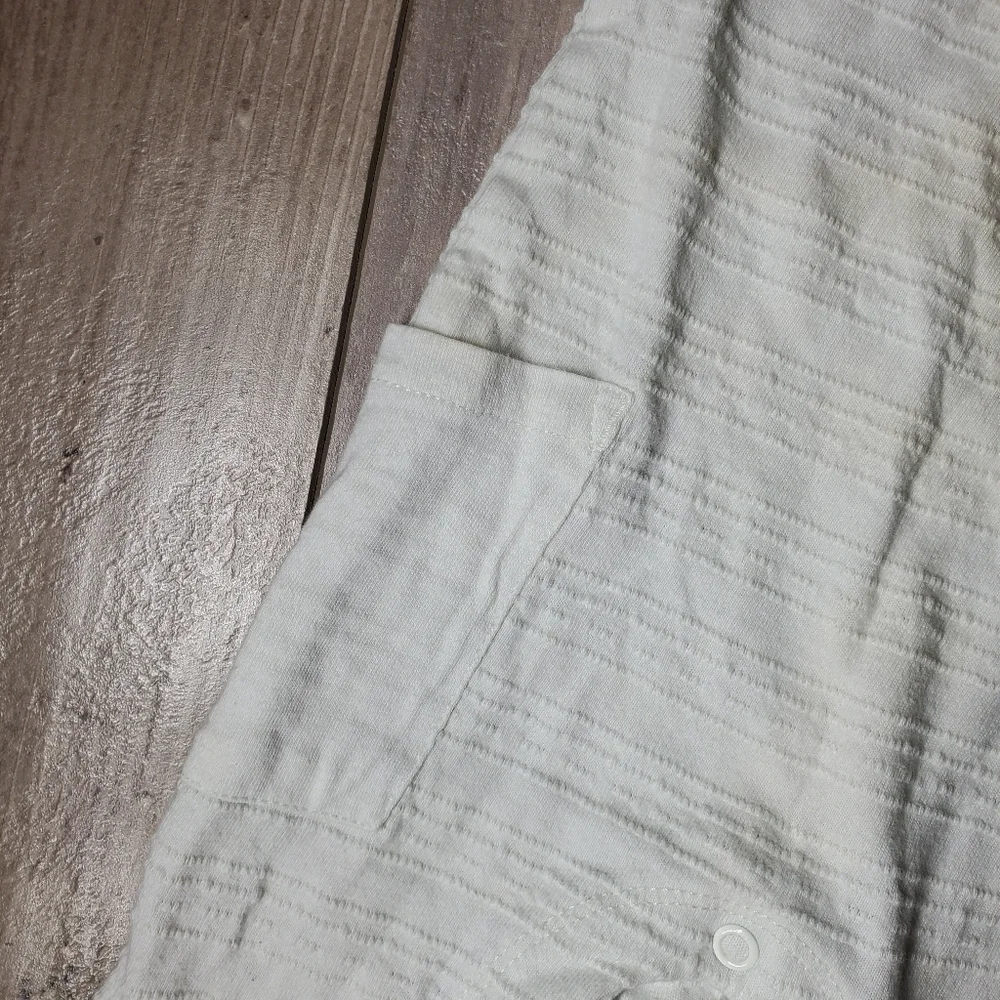Burt's Bees Baby White Romper Jumpsuit 0 to 3 mos 100% Organic Cotton